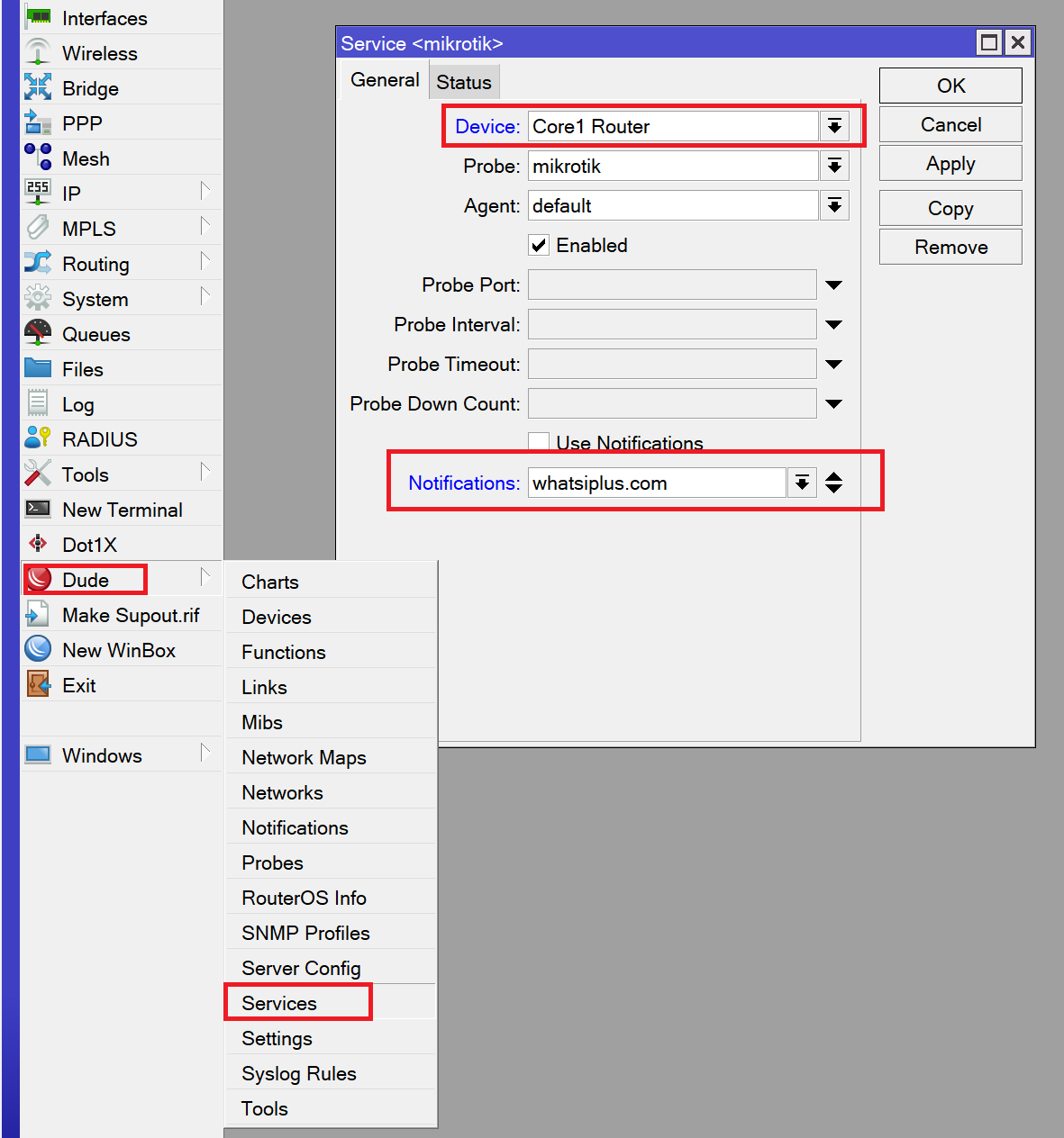 Connecting MikroTik to WhatsApp for Network Monitoring and Sending Notifications