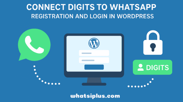Connect Digits to WhatsApp - WordPress Login & Registration